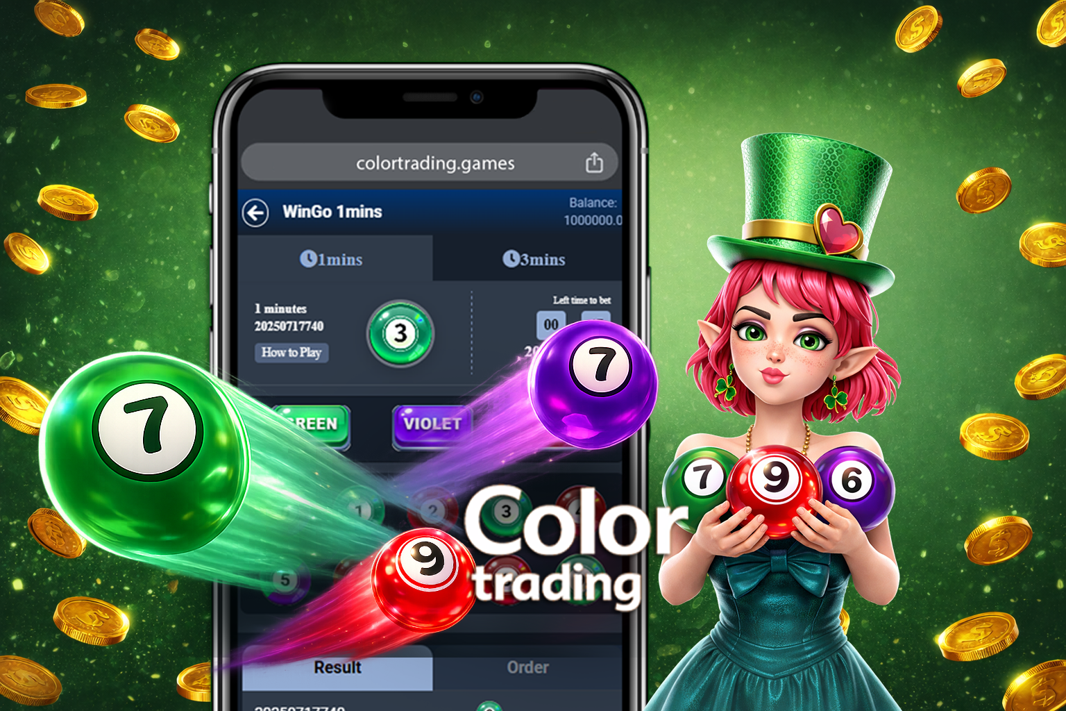 Colour Trading support illustration